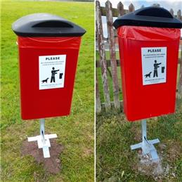 New Dog Waste Bins